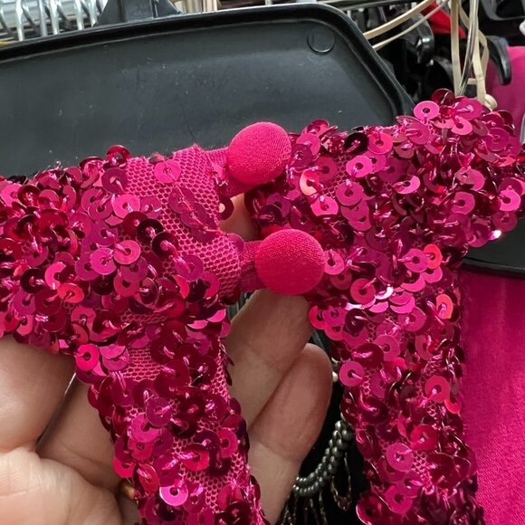 Nookie Smoke Show Mini Bodycon Sequined Dress in Pink - Picture 7 of 9